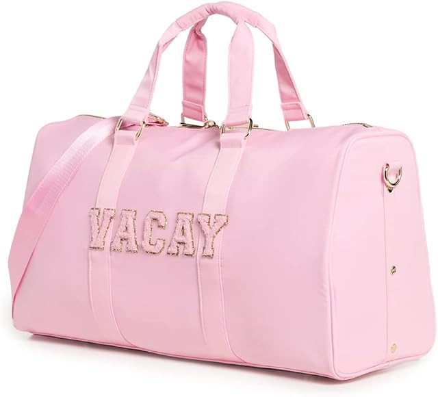 Stoney Clover Lane Women's Vacay Classic Duffle Bag, Flamingo, Pink, Graphic, One Size | Amazon (US)