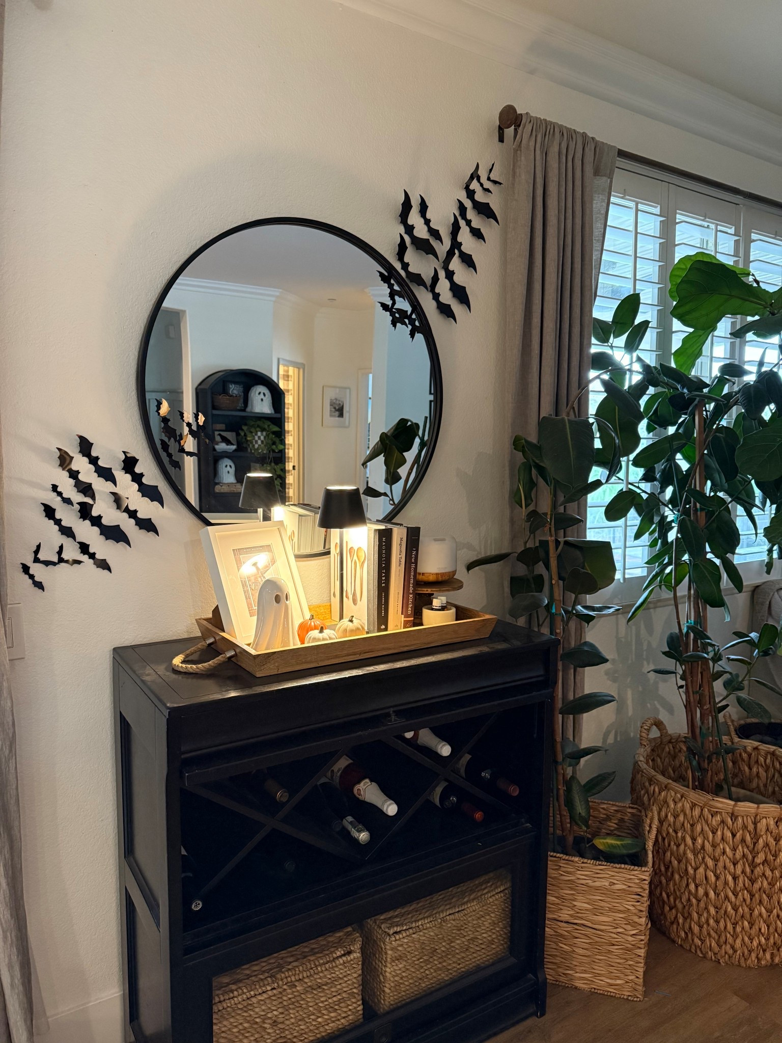 The cheapest way to add a lot of impact for Halloween decor… plastic bats! Under $10

#LTKHome #LTKFallSale #LTKSeasonal