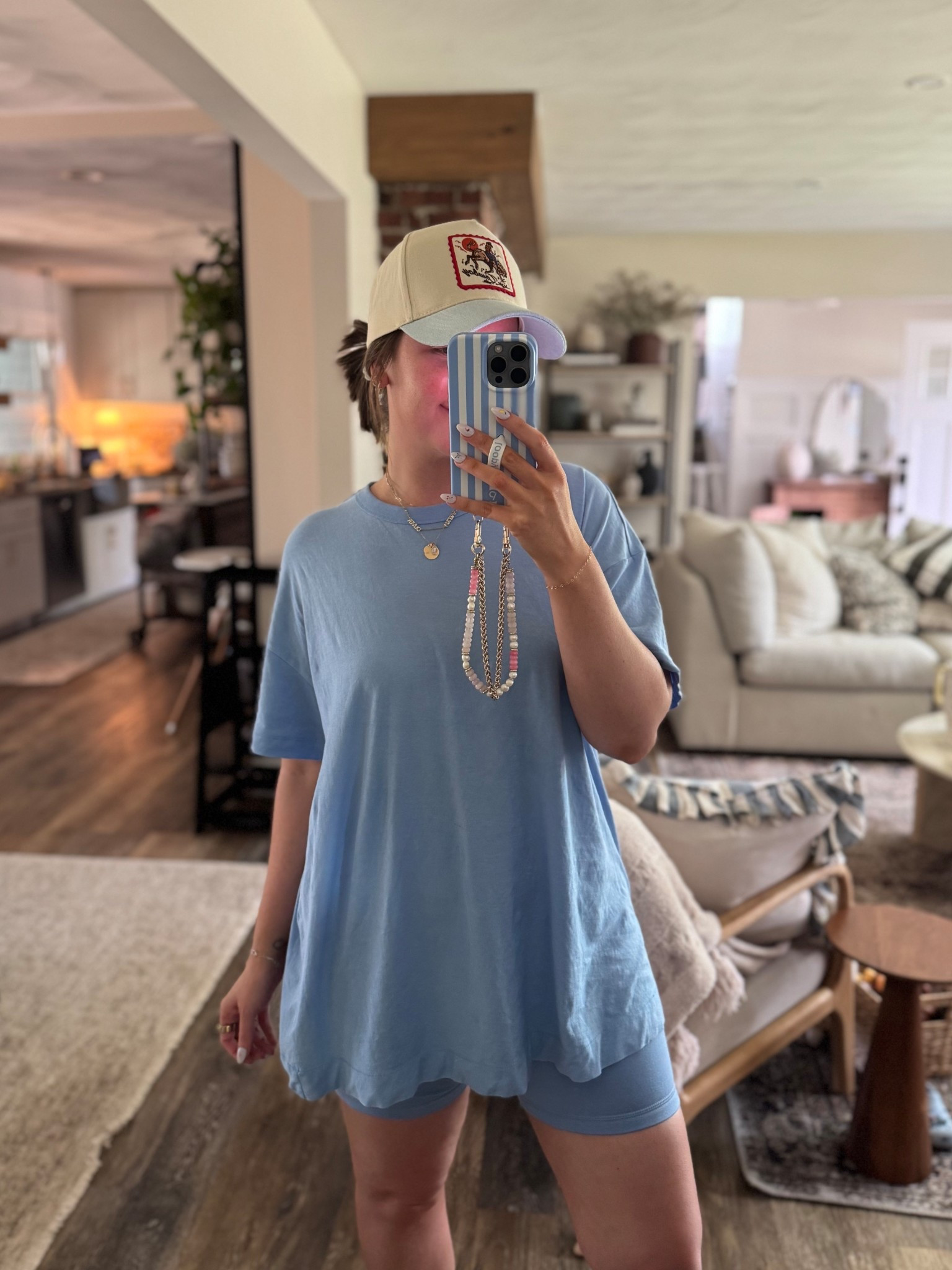 Old navy set today! Sooo extremely comfortable, love this blue! In a size L in both the shorts and tee. This tee is so soft and lux feeling!

Old navy, sale alert, weekend sale, baby blue, summer blue, summer outfits 

#LTKSaleAlert #LTKFindsUnder50