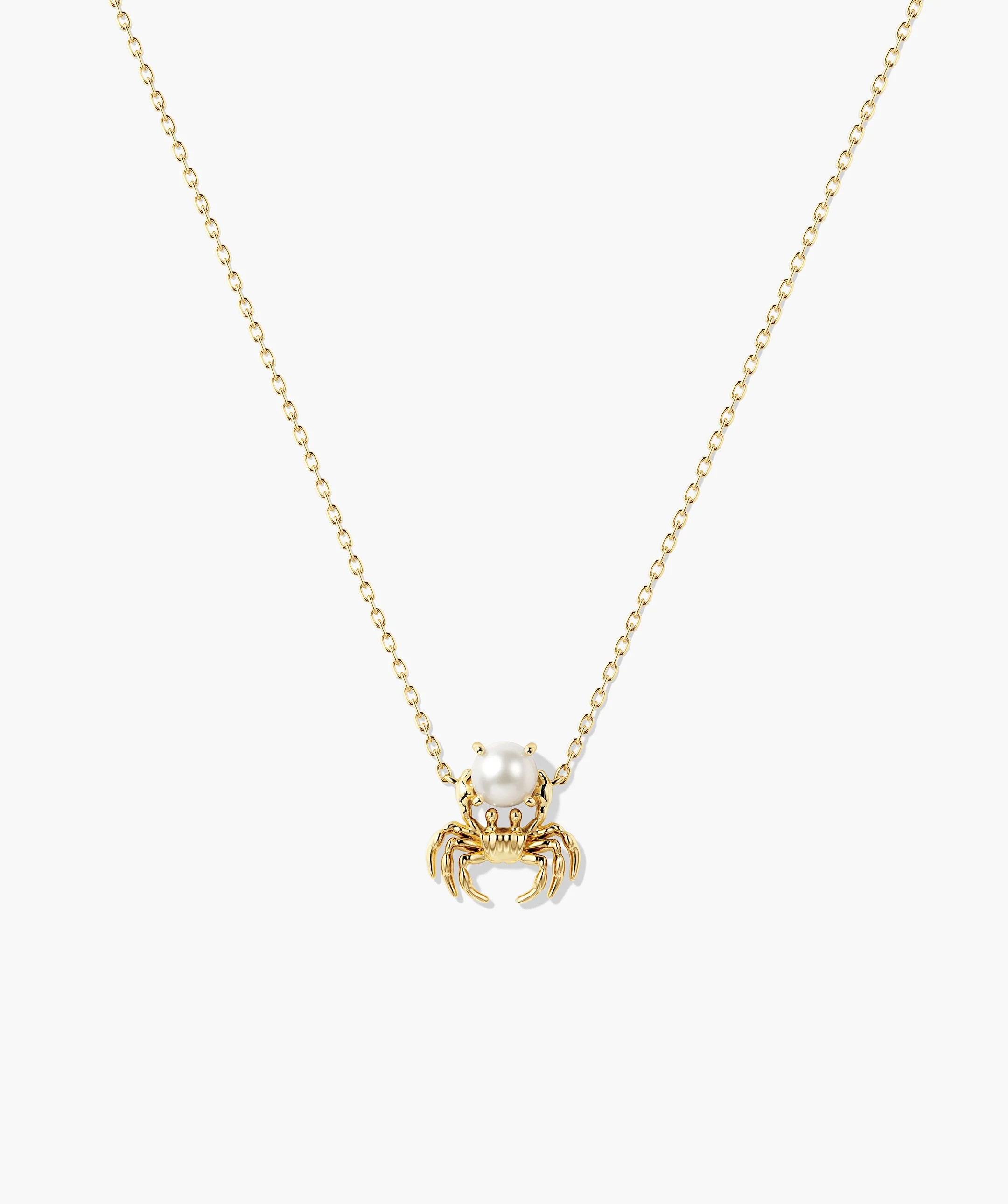 18k Gold Vermeil / Pearl / 16-18" | Mejuri Fine Crew