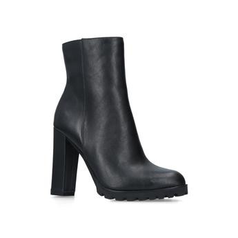 Aldo Tealith - Black Leather High Heel Ankle Boots | Kurt Geiger (Global)
