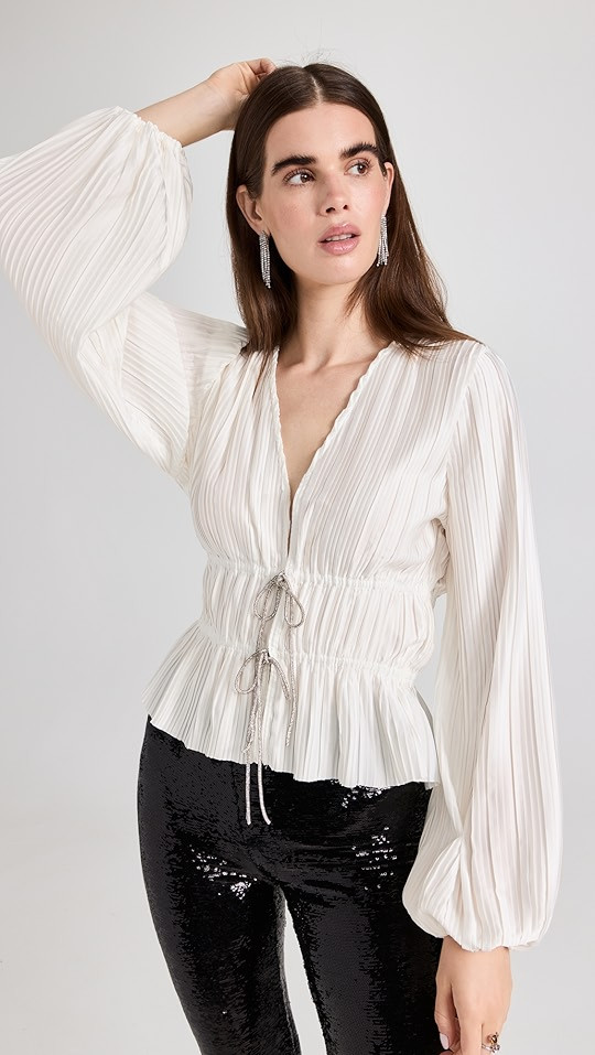 Tie Front Blouse | Shopbop