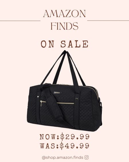 Black duffel bag, on sale from Amazon!

#LTKtravel #LTKSeasonal #LTKsalealert
