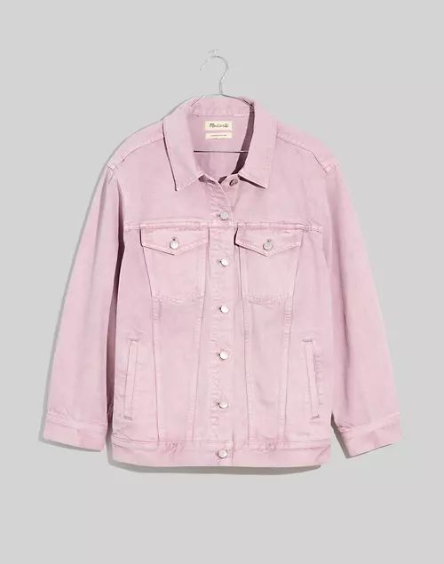 The Oversized Trucker Jacket: Garment-Dye Edition | Madewell