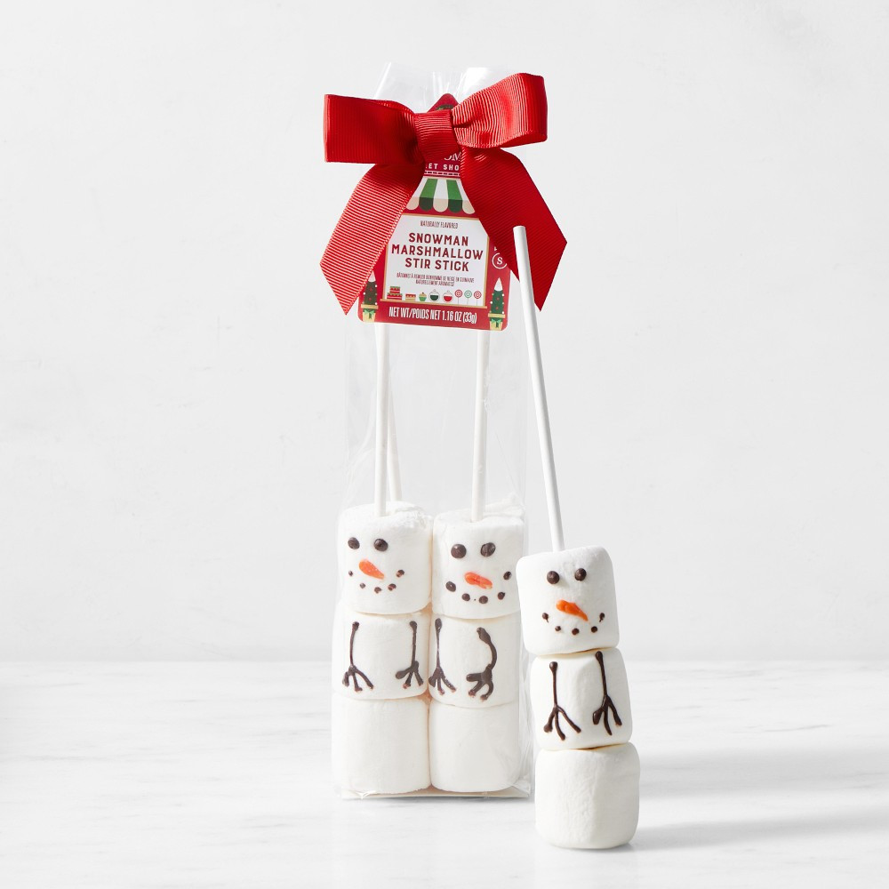 Williams Sonoma Snowman Marshmallow Stir Stick | Williams-Sonoma