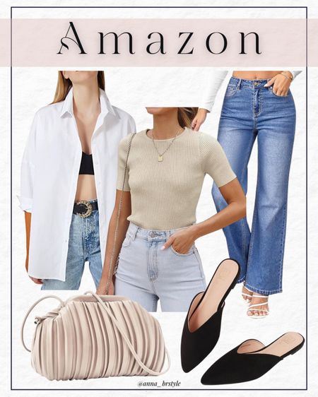 Amazon outfit ideas, amazon finds, amazon jeans, amaozn mules, fall style, fall staples, fall outfit 

#LTKfindsunder50 #LTKfindsunder100