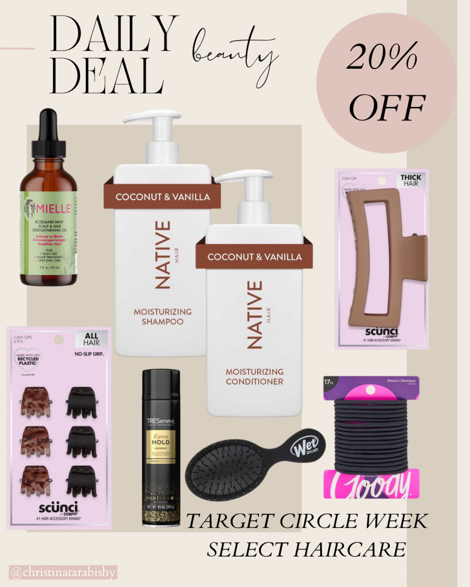 Target Circle Week Deal of the Day: 20% OFF select hair care products! 