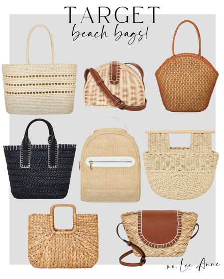 New beach bags from Target! 

Lee Anne Benjamin 🤍

#LTKitbag #LTKunder100