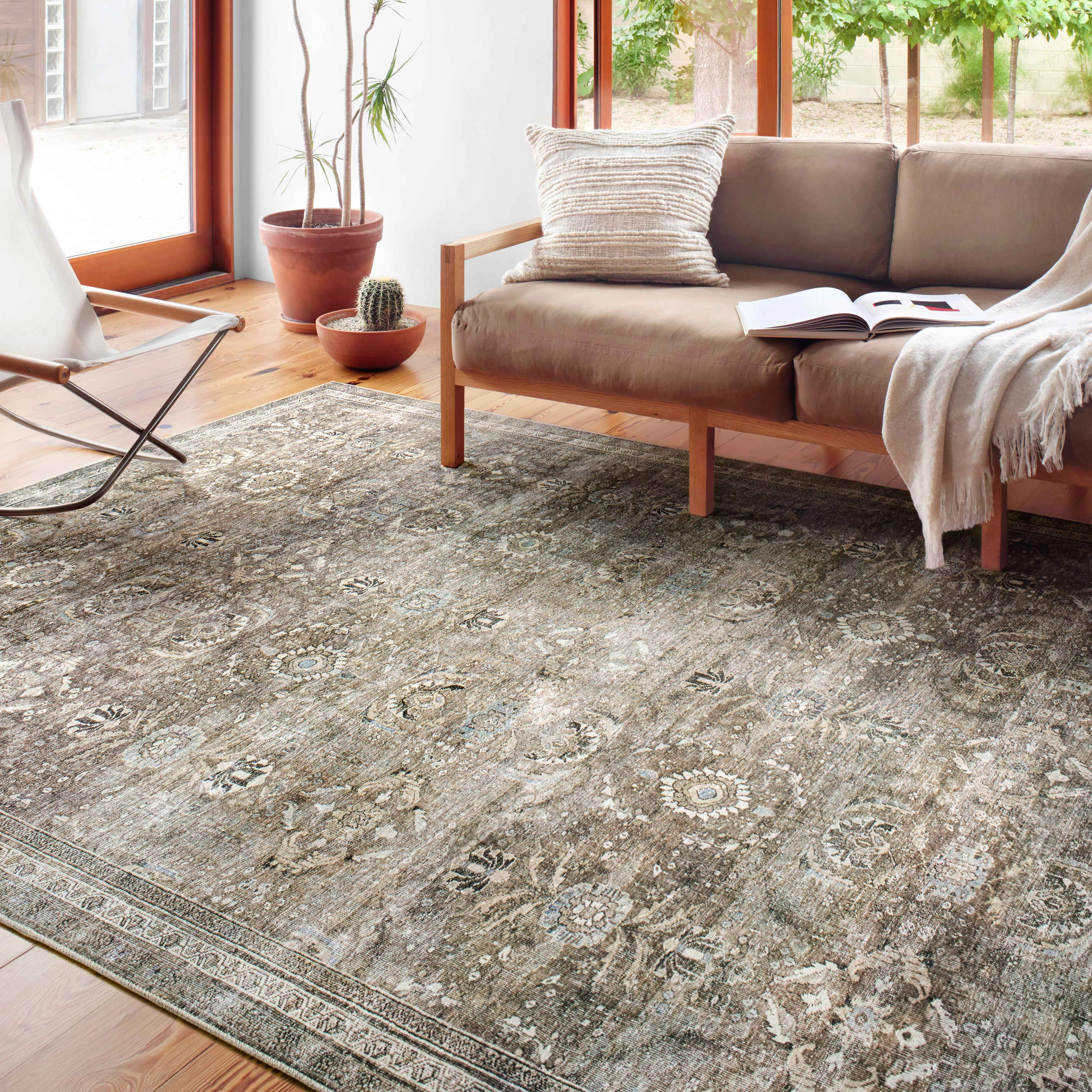 Sim Oriental Antique/Moss Area Rug | Wayfair North America