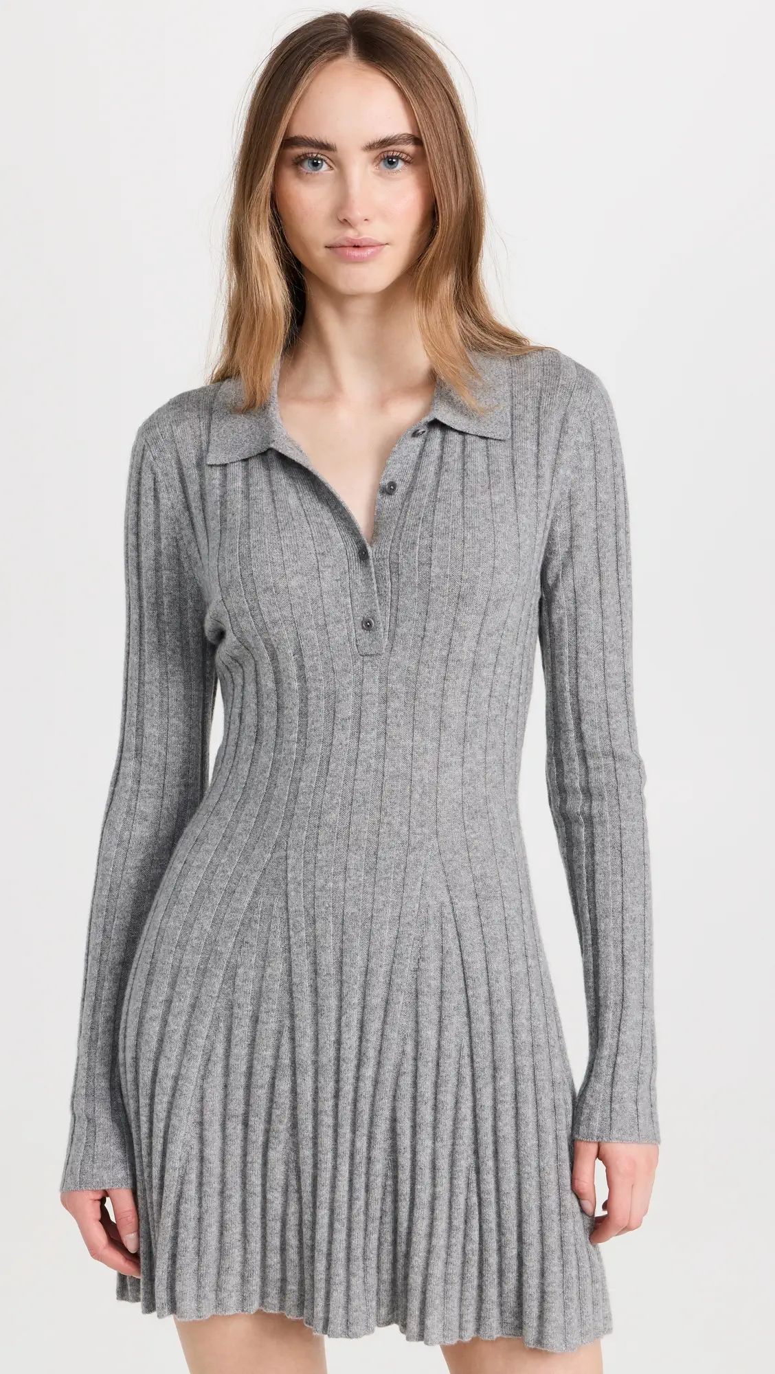 Reformation Walsh Cashmere Collared Mini Dress | Shopbop | Shopbop