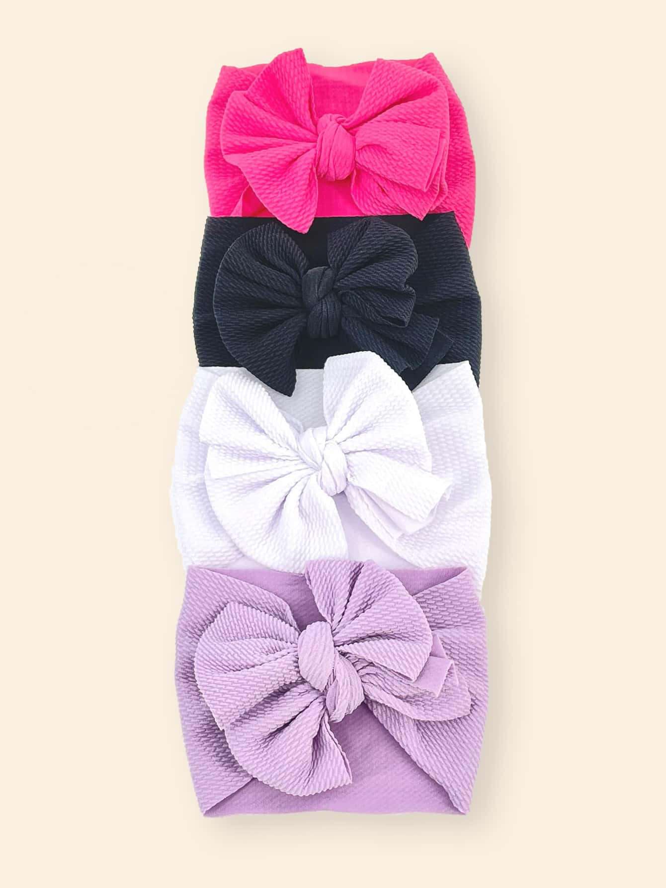 4pcs Baby Baby Bow Decor Headband | SHEIN