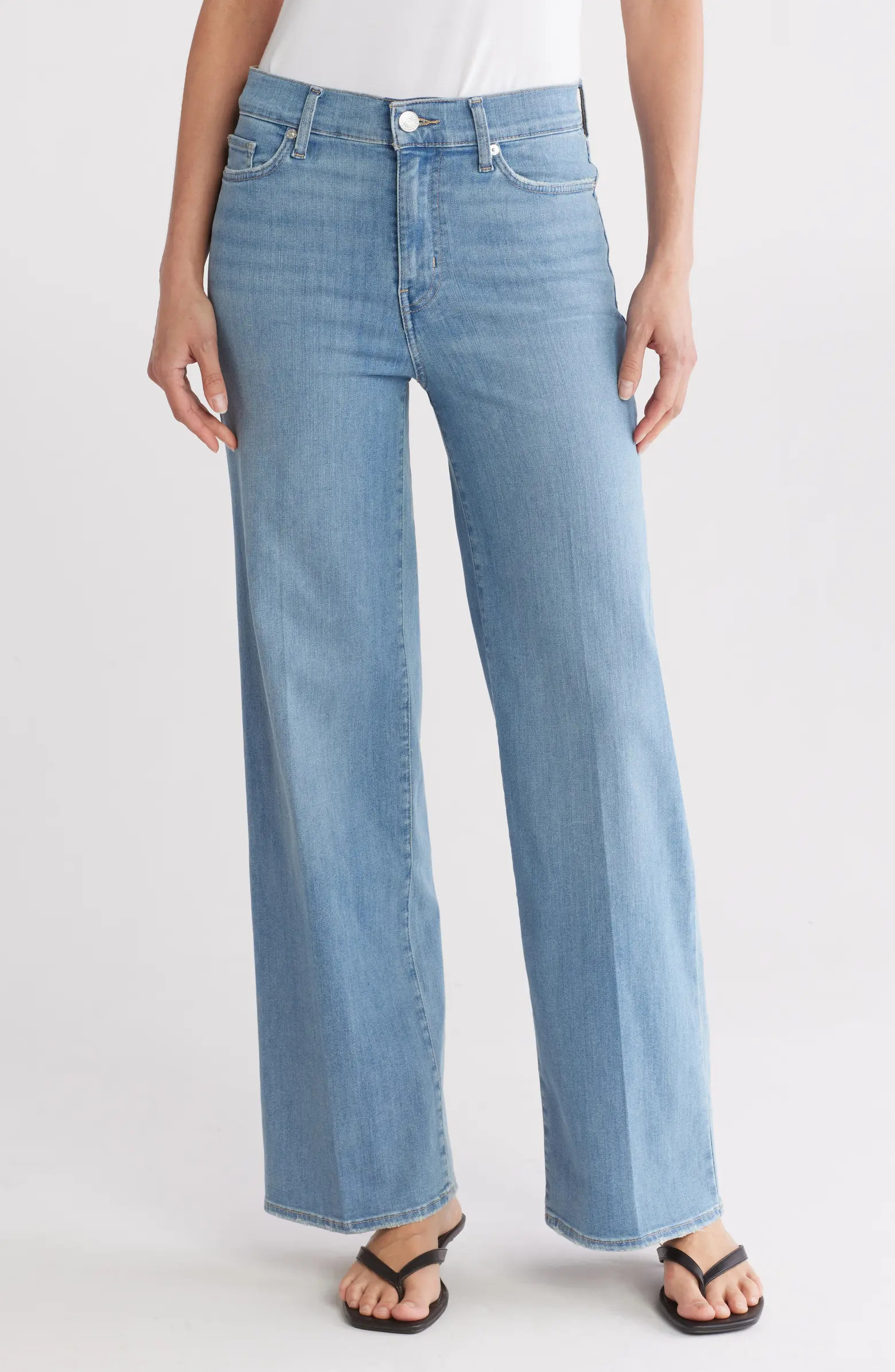 Le Slim Palazzo High Waist Wide Leg Jeans | Nordstrom Rack