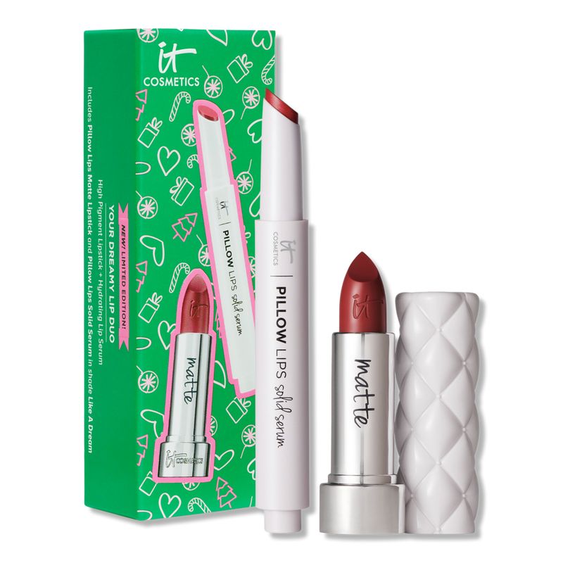Pillow Lips Lipstick + Solid Serum Makeup Set | Ulta