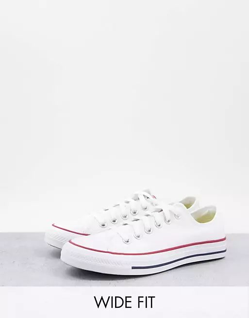 Converse Chuck Taylor All Star Ox WF canvas sneakers in white | ASOS (Global)