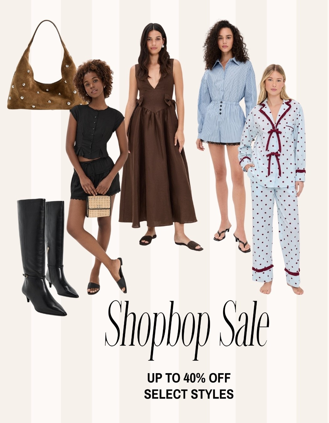 Shopbop Sale: 40% off select styles 🤎 

#LTKFindsUnder100 #LTKStyleTip #LTKSaleAlert