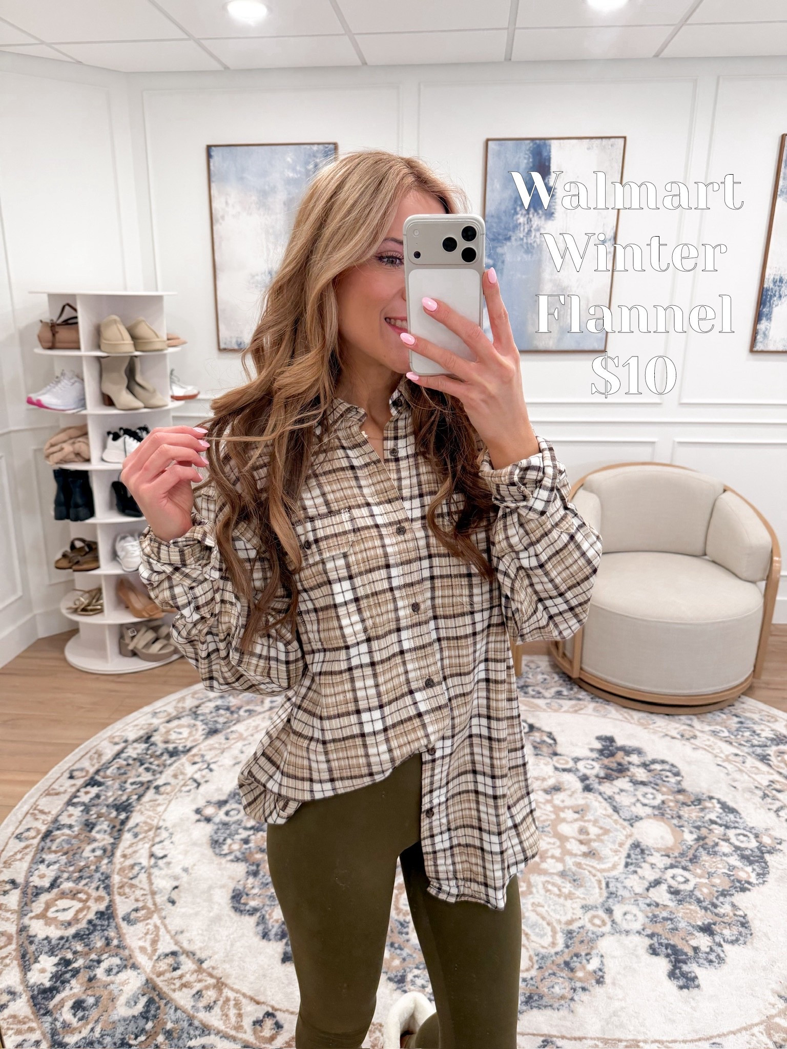 Winter-ready in this cozy plaid flannel ❄️ Perfect for layering on chilly days — I styled it with fleece-lined leggings for a warm and comfy look! Wearing size small

#LTKSeasonal #LTKFindsUnder50 #LTKTravel