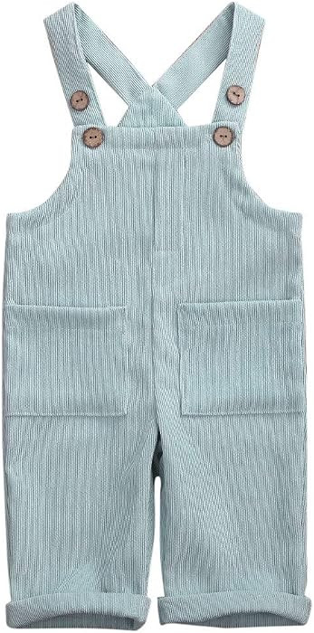 Newborn Baby Boy Girl Summer One Piece Button Suspender Overalls Jumpsuit Sleeveless Plain Romper... | Amazon (US)