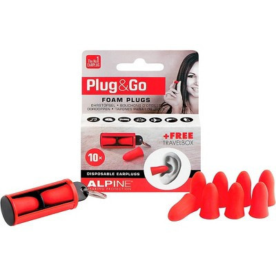 Alpine Hearing Protection Plug & Go Foam Earplugs | Target