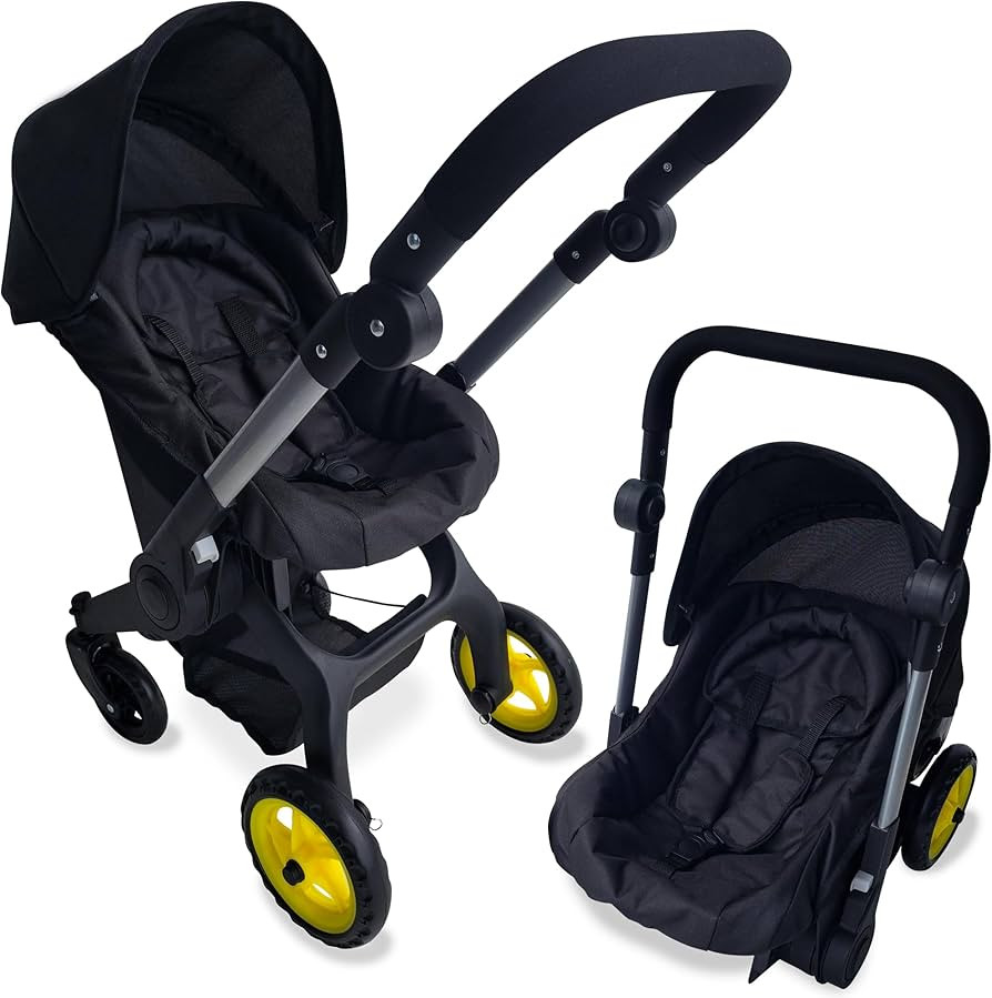 Baby Doll Car Seat Stroller Combo – Convertible 2 in 1 Doll Stroller and Car Seat for Kids – ... | Amazon (US)