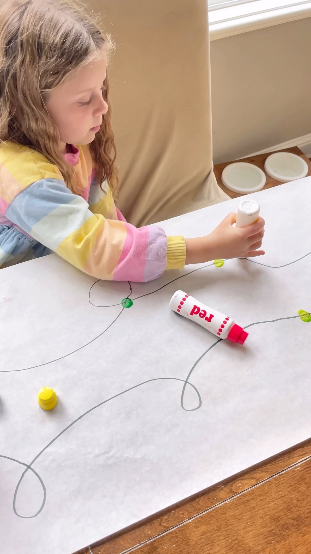 Decorate a tablecloth with Christmas lights! Such a simple and fun activity. 

#LTKHoliday #LTKmomlife #LTKKids