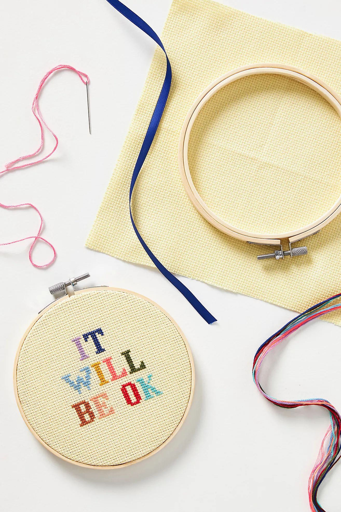 It Will Be Ok Embroidery Kit | Anthropologie (US)