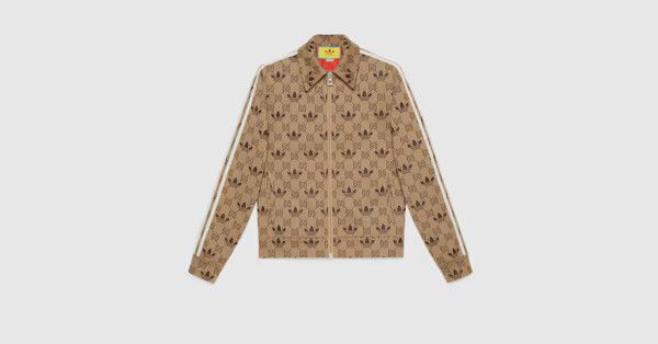 Gucci - adidas x Gucci GG Trefoil zip jacket | Gucci (US)