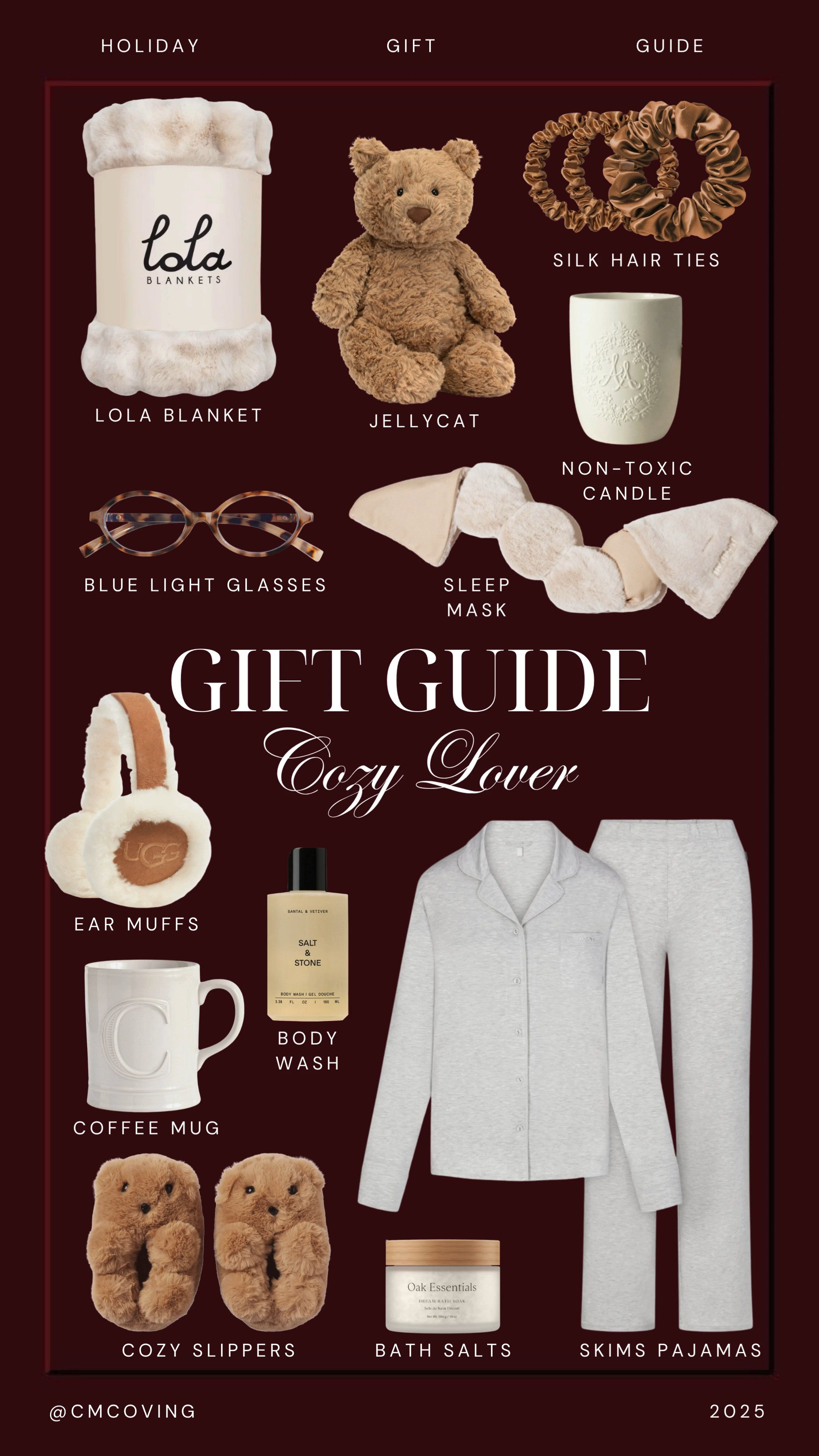 Gift Guide for the cozy lover 🧸

Christmas gift, Christmas gift guide luxury gifts, black Friday, cyber Monday, Nordstrom gift guide, Christmas gift, amazon gift, gifts under $50, PJ's, cozy gifts, cozy Christmas gifts 

 #LTKCyberWeek #LTKGiftGuide #LTKHoliday