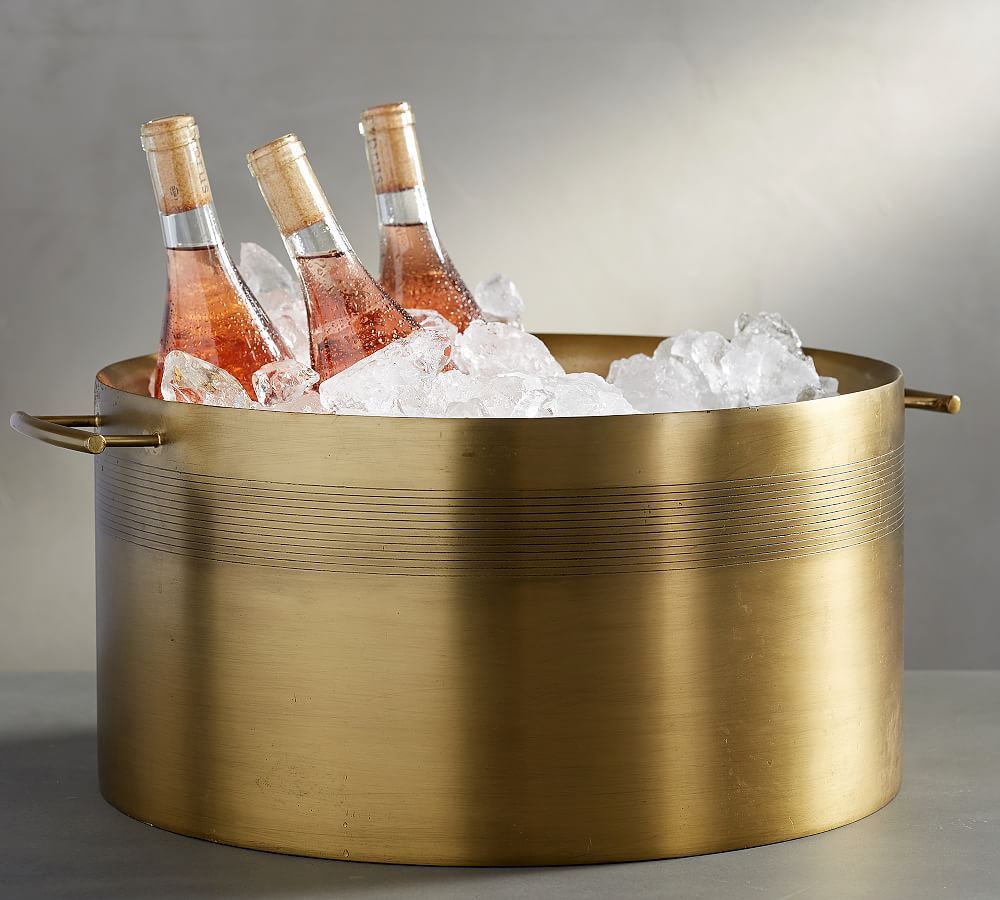 Bleecker Stainless Steel Party Bucket | Pottery Barn (US)