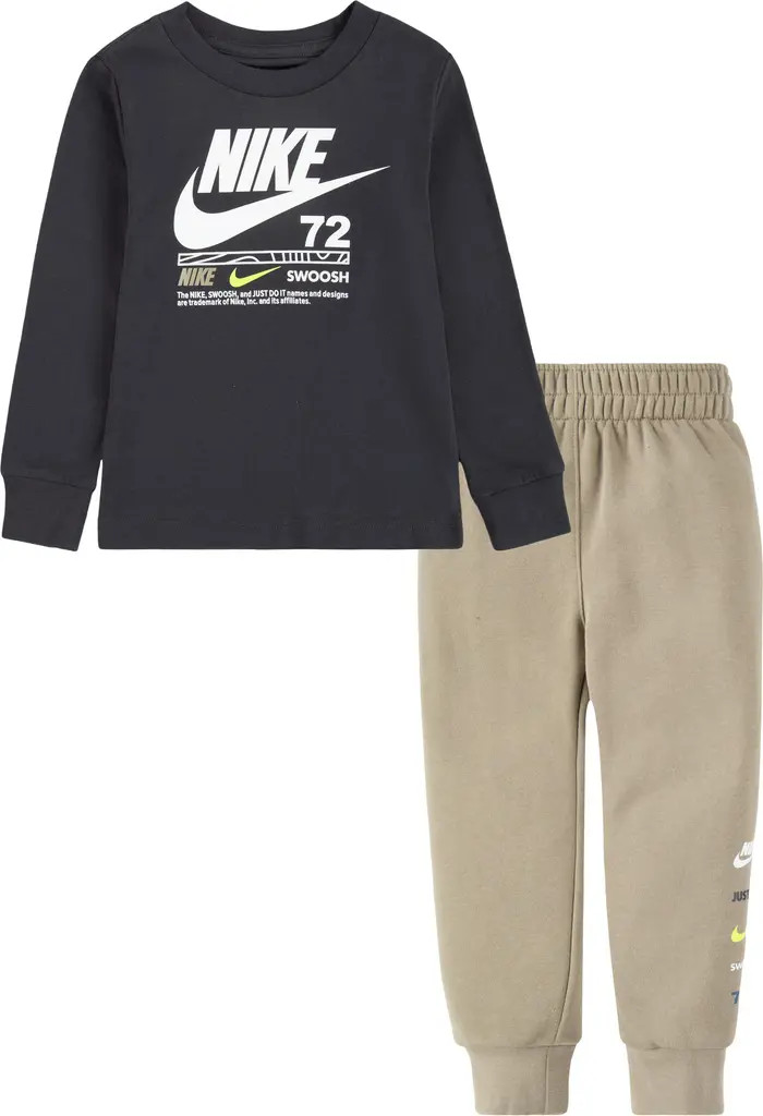 Kids' Long Sleeve Graphic T-Shirt & Joggers Set | Nordstrom