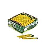 Ticonderoga® Golf Pencils With Erasers, Presharpened, #2 Lead, Pack of 72 | Amazon (US)