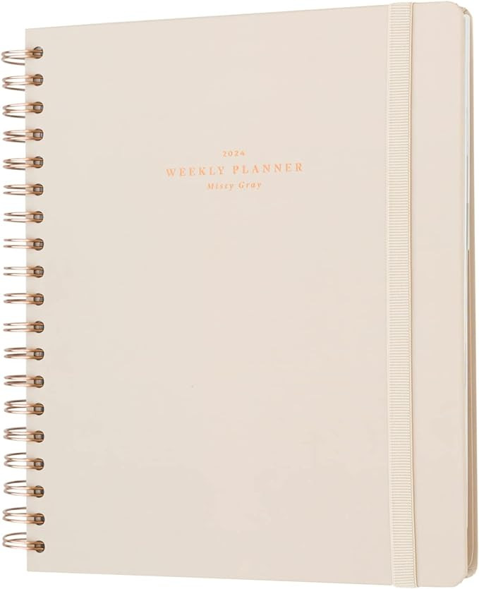 Kokonote Misty Gray Planner 2023-2024 Weekly Planner | 8.3" x 9.8" | August 2023 - December 2024 ... | Amazon (US)