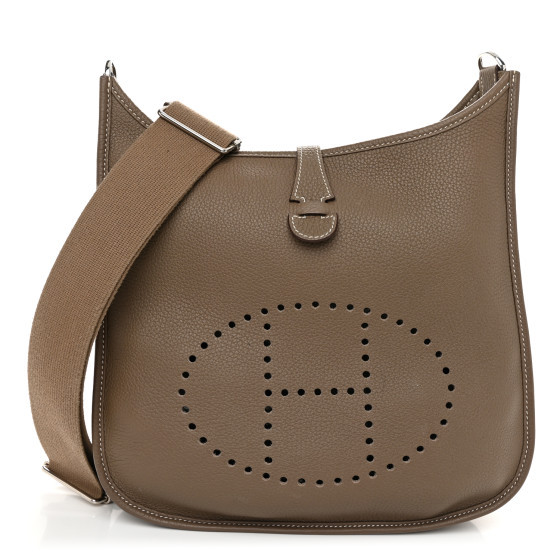 Taurillon Clemence Evelyne III PM Etoupe | FASHIONPHILE (US)