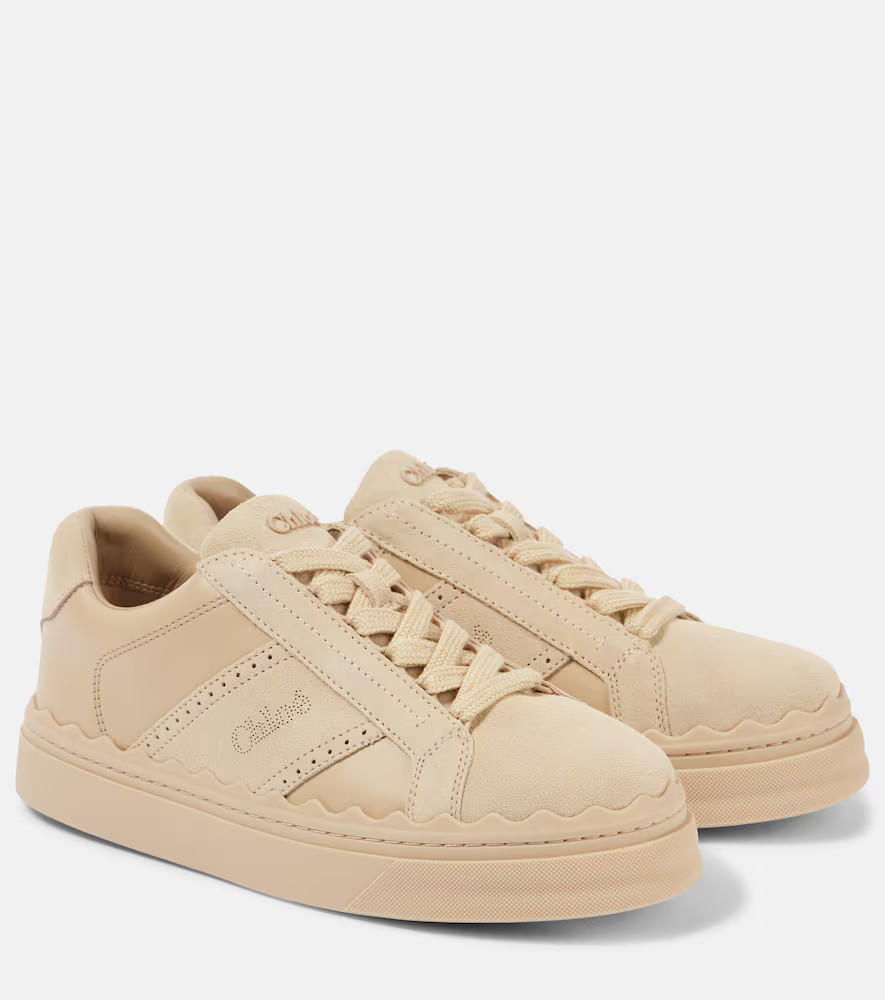 ChloÃ© Lauren leather sneakers | Mytheresa (US/CA)