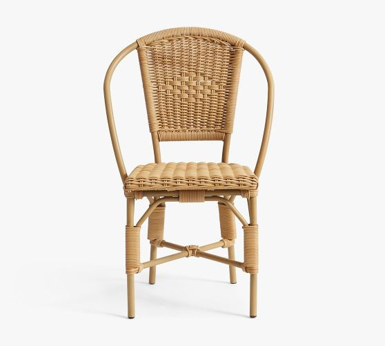 Westport Wicker Outdoor Dining Outdoor Bistro Chair | Pottery Barn CA