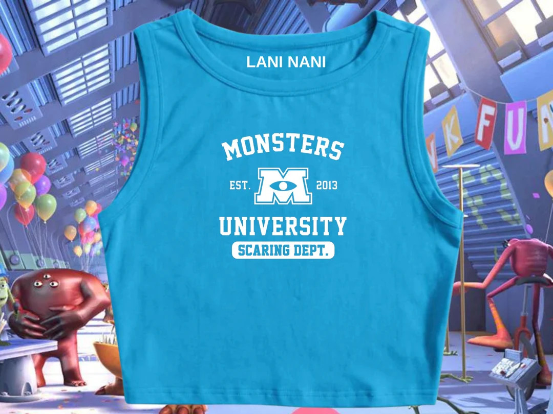 Monsters Inc Inspired Crop Tank  Disney Vacation Shirt  - Etsy | Etsy (US)