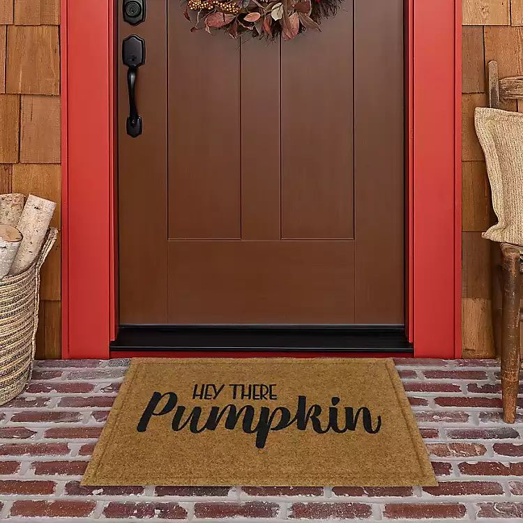 Natural Hey There Pumpkin Doormat | Kirkland's Home
