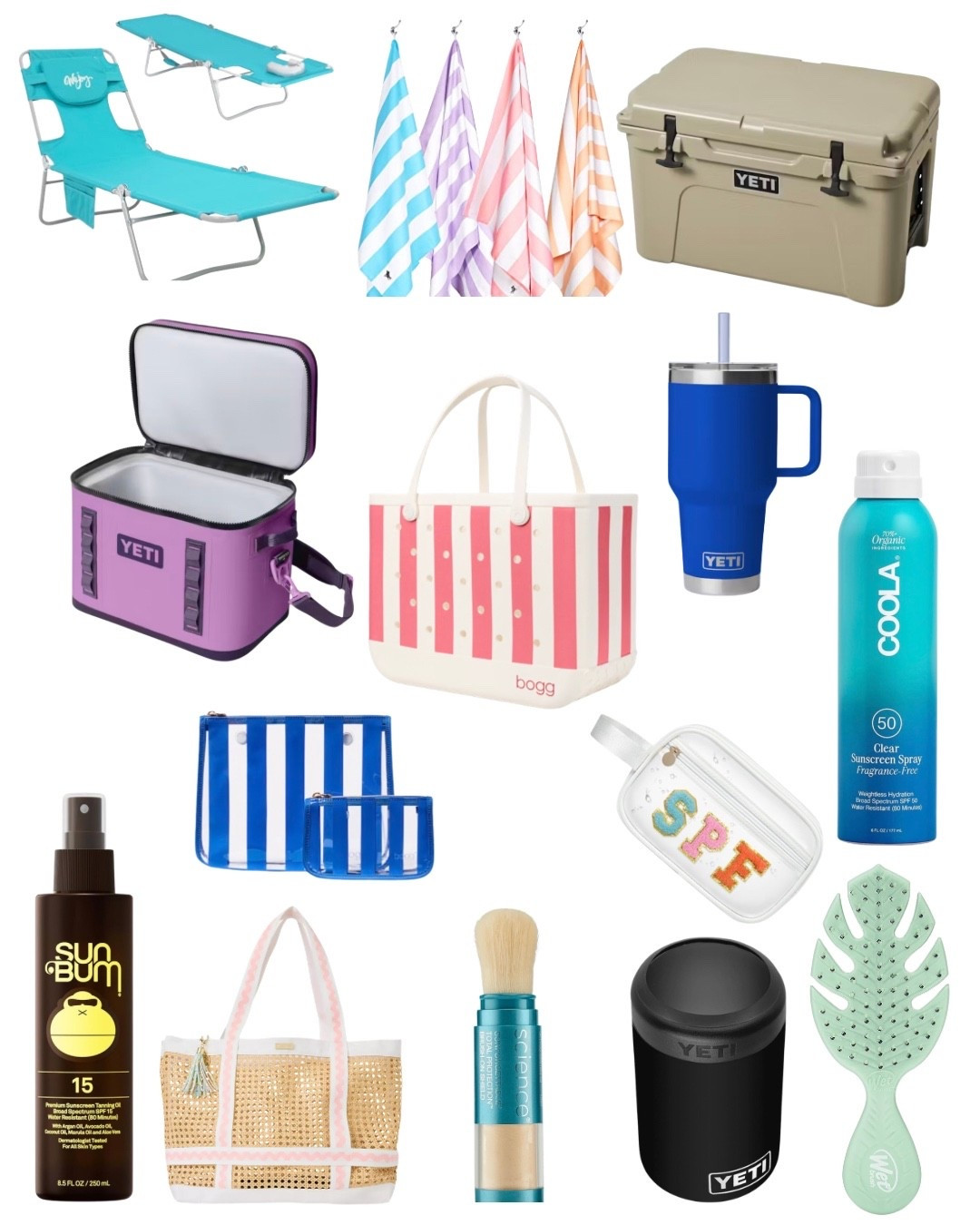 Beach necessities 🌊☀️🏖️