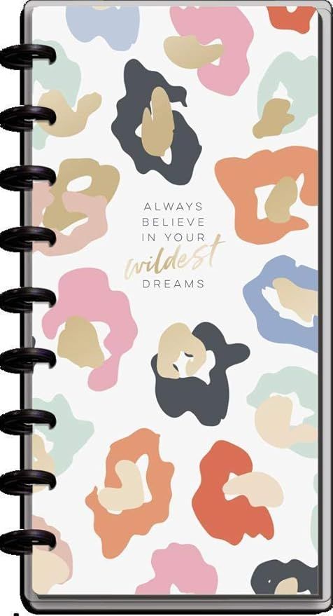 The Happy Planner Skinny Classic Sized 12 Month Planner - Colorful Leopard Theme - July 2021 - Ju... | Amazon (US)