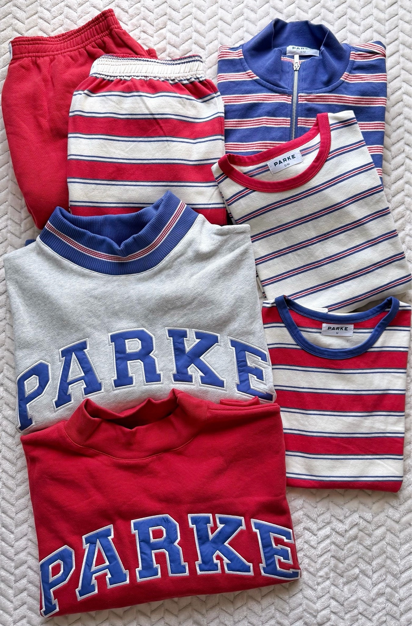 Parke Coastal Collection 2026

There’s a few Parke pieces still in stock! Linked my favorites here! The mocknecks are in the heritage terry cloth fabric and is 100% cotton. It does shrink a little after washing so purchase accordingly - I get the L/XL

Parke, Parke mocknecks, Parke coastal, New England summer, northeast summer, Americana, July 4th, Fourth of July

#parke #parke #errandstyle #twopiecesets #airportstyle #springstyle #traveloutfits #summeroutfits #loungesets #everydaybasics #errandoutfits #momstyle #momoutfits
#causualstyle #stripes #giftsforher #parkeoutfits #trending #beachstyle #fourthofjuly #mockneck #sweatshirt #morningroutine #clawclip #accessories #everyday #casual

#LTKSeasonal #LTKootd #LTKmorningroutine #LTKSeasonal #LTKMidsize #LTKdayinmylife