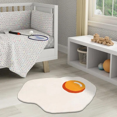 Unique Loom Egg Playtime Kids Wool Rug | Wayfair North America