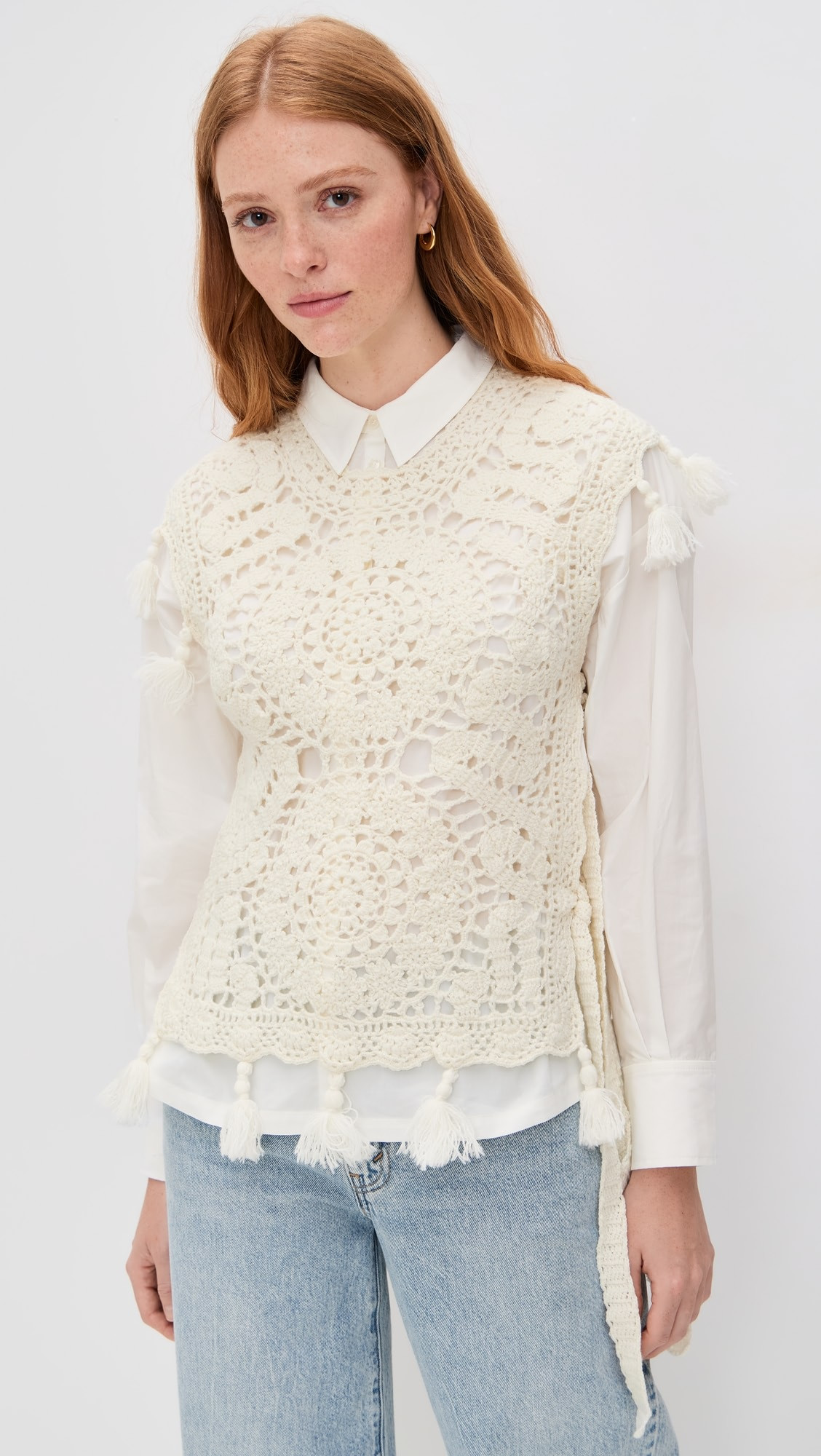 Nara Crochet Combo Shirt | Shopbop