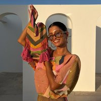 Abstract Beaded Fringe Bag | Never Fully Dressed (UK & IE)
