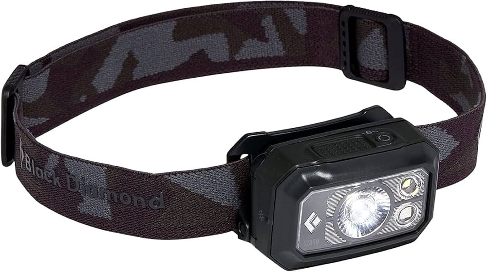 Black Diamond Storm 400 Waterproof Headlamp, Black, Battery Powered | Amazon (US)
