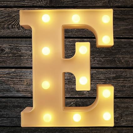 LED Light Up Letters Lights, 26 Alphabet Light Up Marquee Number Letters Sign, Light Up Letters W... | Amazon (US)