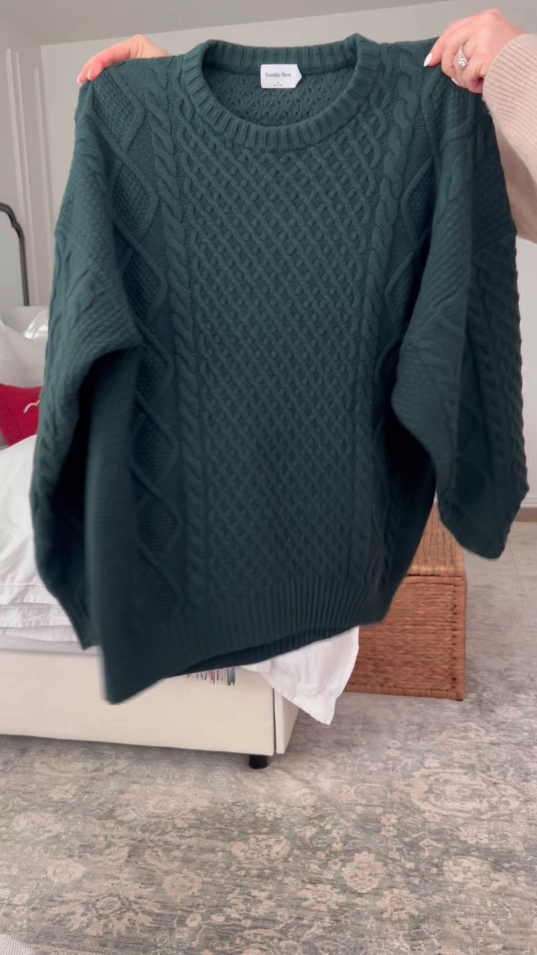 Aritzia is doing a 20%-50% sale right now! Here are my top picks for cozy sweaters to wear this winter!

Green sweater- medium (wanted to be oversized)
Gray sweater - small
Sweater vest - small
Quarter zip - smalll

#LTKCyberWeek #LTKHoliday #LTKSeasonal