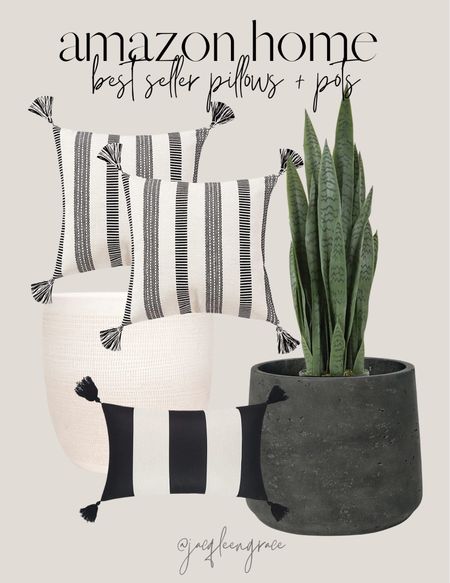 Best seller pillows and pots. Budget friendly finds. Coastal California. California Casual. French Country Modern, Boho Glam, Parisian Chic, Amazon Decor, Amazon Home, Modern Home Favorites, Anthropologie Glam Chic. 

#LTKhome #LTKstyletip #LTKFind