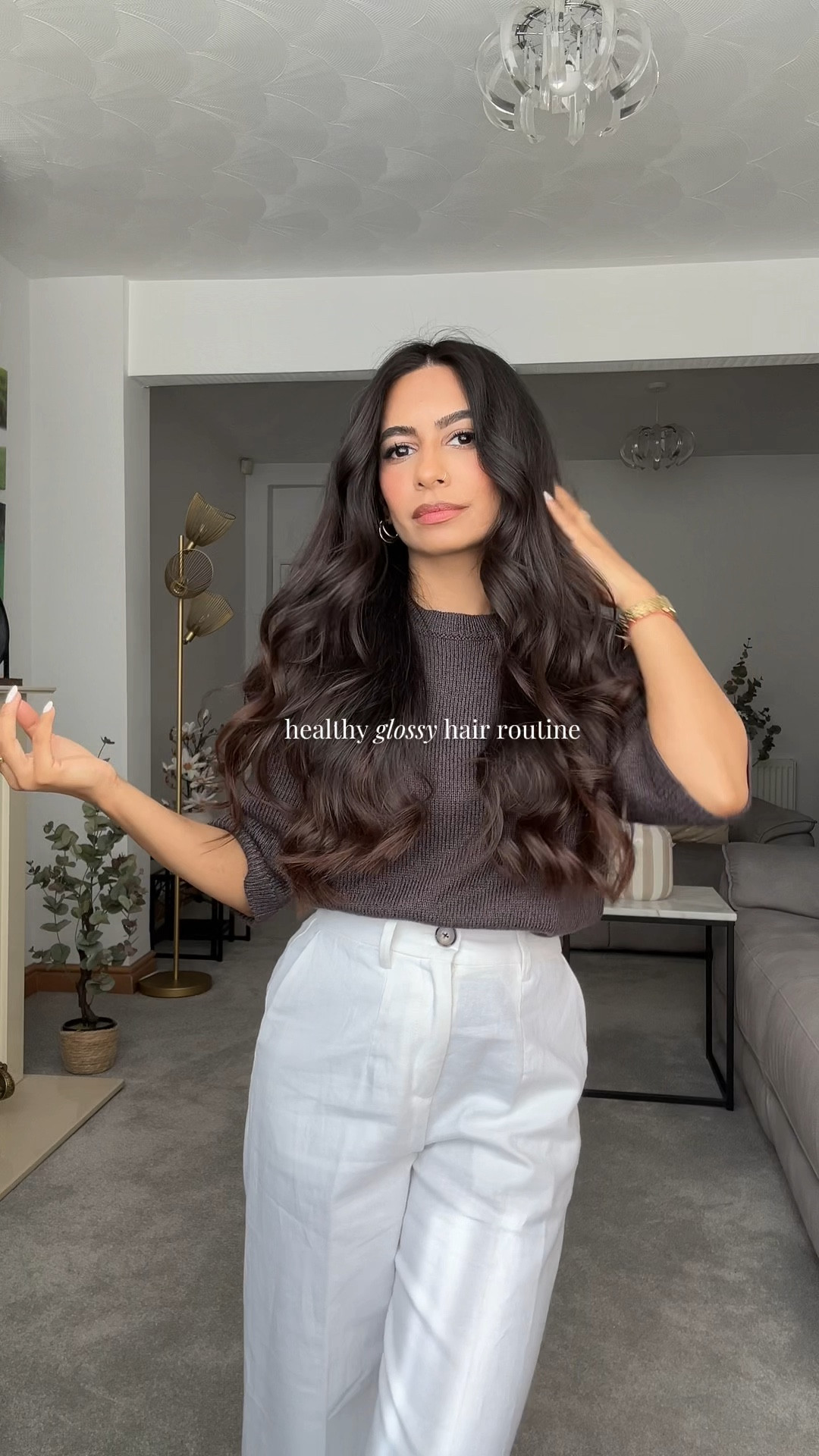 how I maintain healthy, glossy hair in my mid 30s 🤎🫶🏼