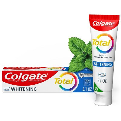 Colgate Total Active Prevention Whitening Toothpaste - Mint - 5.1oz | Target