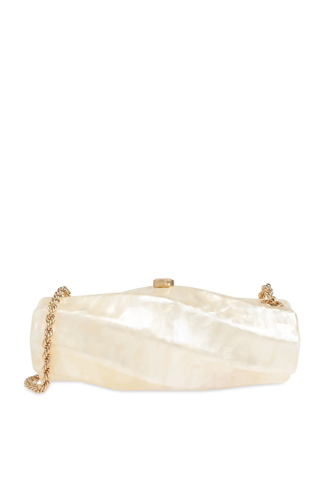 Cult Gaia Juliet Logo Engraved Shoulder Bag | Cettire Global