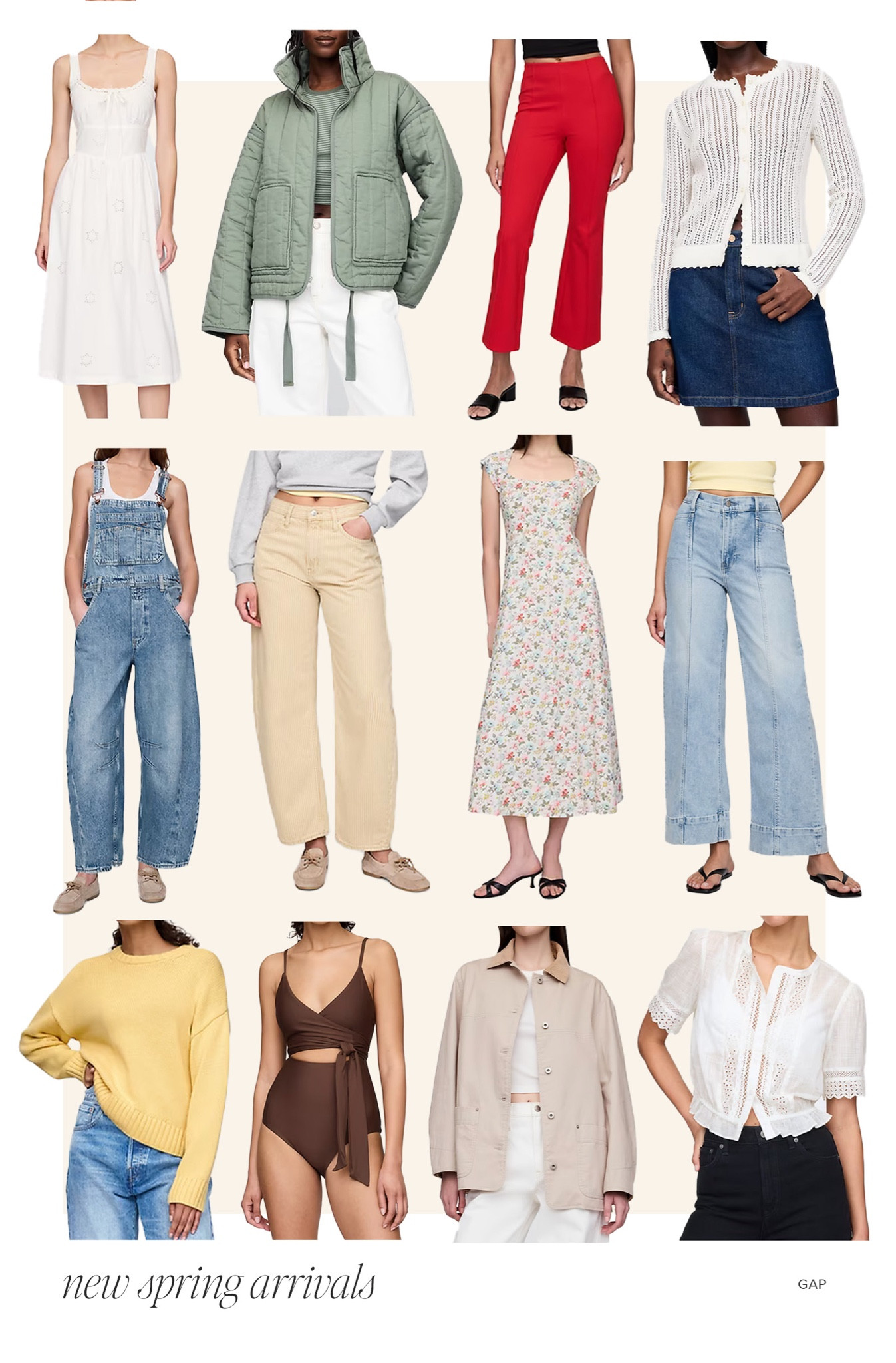 new spring arrivals at gap 🌷

#LTKStyleTip #LTKSeasonal